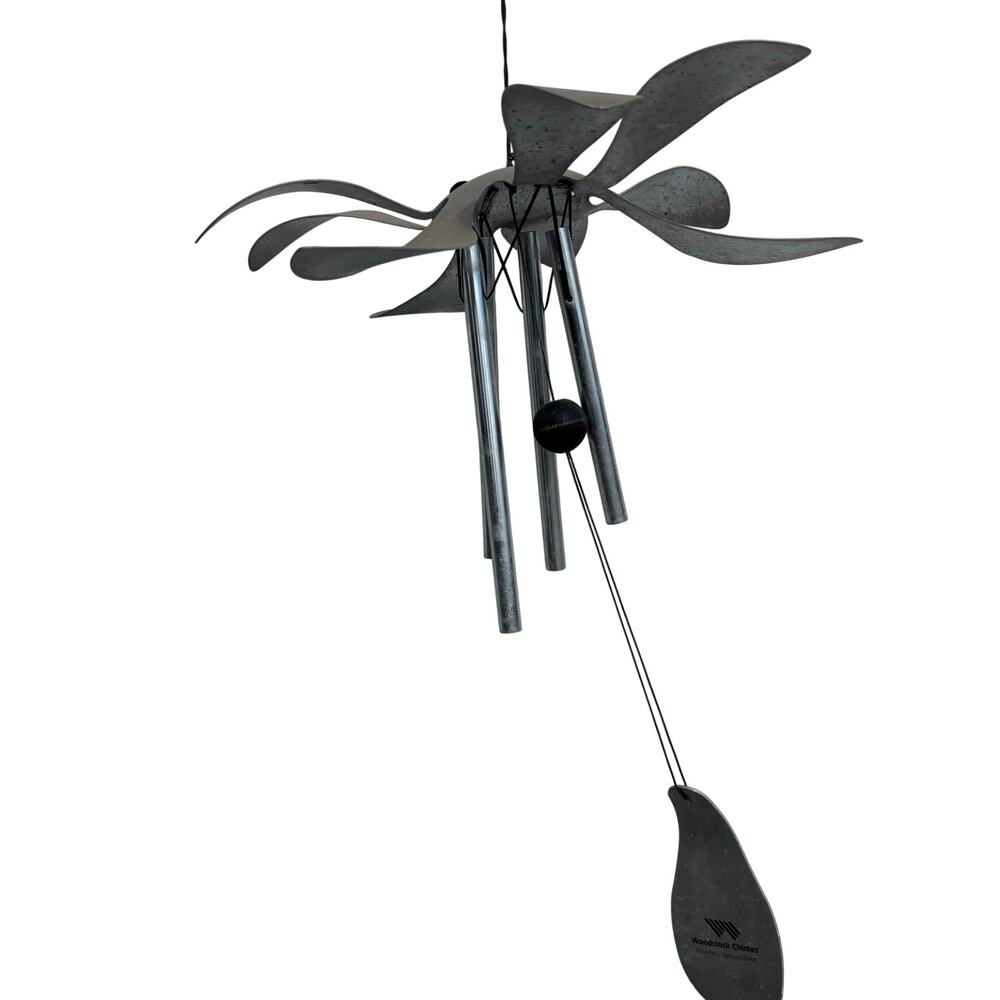 RARE Woodstock Wind Chimes - Wind Flower Petal Spinner Chime Discontinued OOP
